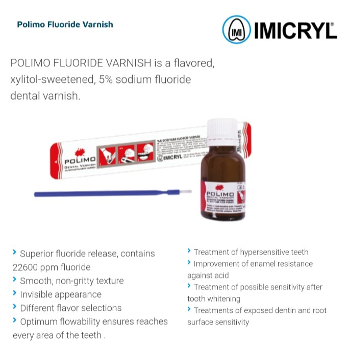 POLIMO FLUORIDE VARNISH / SERUPA 3M CLINPRO WHITE VARNISH ORIGINAL - Gambar 8