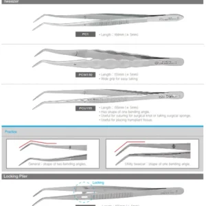 Osung Tweezer / Pinset Original & Endo Locking Plier Original