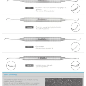 Osung dental Sickle Scaler / Pembersih Karang Gigi Original