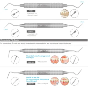 Osung File Scaler and Periodontal File Scaler Original