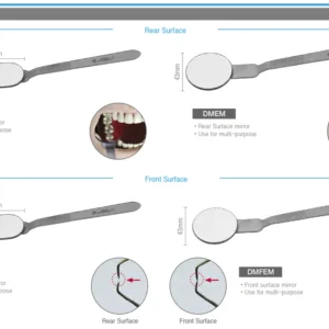 Osung Spoon Mirror (Front Surface) / Kaca Mulut Lebar Original