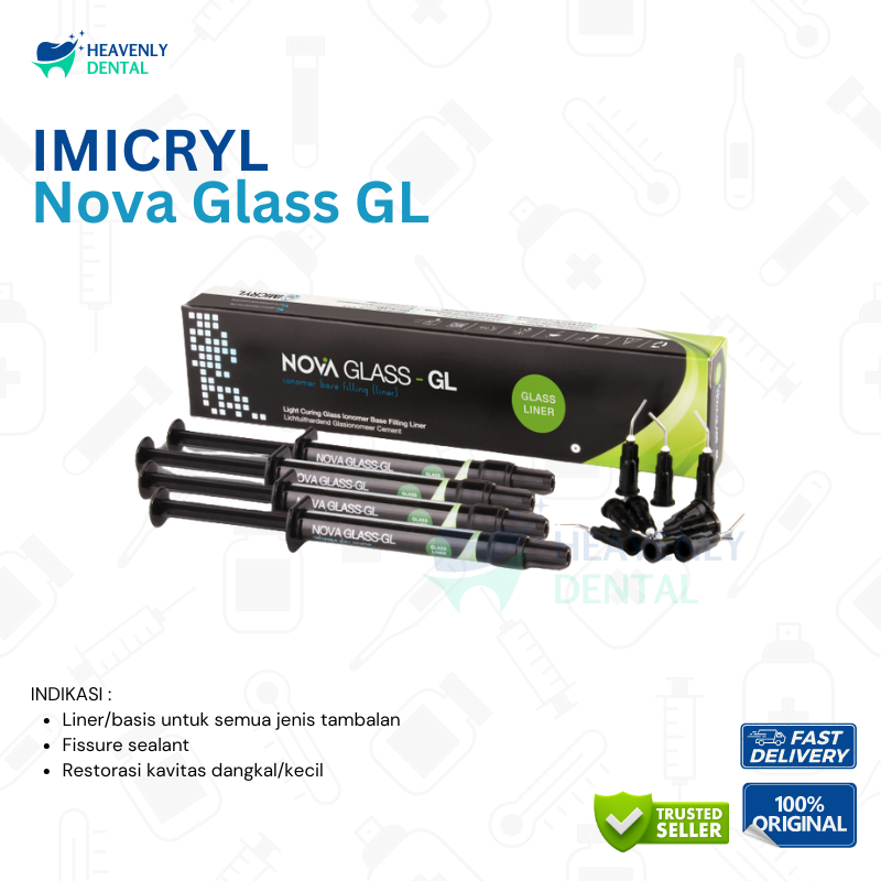 Nova Glass GL Light Cure Glass Ionomer Cavity Liner