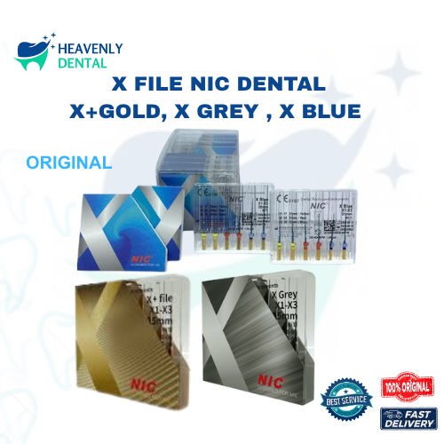 X+ File NIC Dental | X BLUE Dental Endo File & NiTi Rotary Endodontic ...